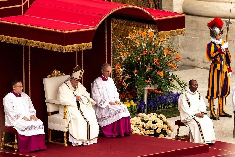 Le pape François, le 21 avril 2019. / Daniel Ibanez/CNA.