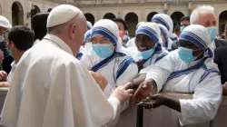 L'audience générale du Pape François dans la cour San Damaso du Palais Apostolique, le 2 juin 2021 / Vatican Media. / 