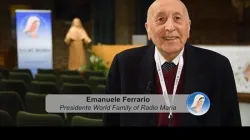 Feu Emanuele Ferrario, fondateur et premier président de la famille mondiale de Radio Maria (WFRM). / Famille mondiale de Radio Maria