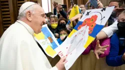 L'audience générale du pape François dans la salle Paul VI au Vatican, le 13 avril 2022. Vatican Media. / 