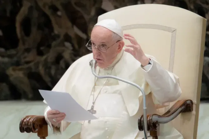 L'audience générale du Pape François dans la salle Paul VI au Vatican, le 25 août 2021 / Daniel Ibáñez/CNA.