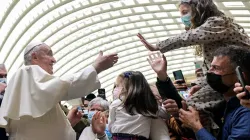 L'audience générale du Pape François dans la salle Paul VI au Vatican, le 3 novembre 2021. Vatican Media. / 