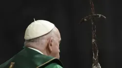 Le pape François préside une messe dans la basilique Saint-Pierre à Rome, le 23 juillet 2023, pour la Journée mondiale des grands-parents et des personnes âgées. | Vatican Media / 