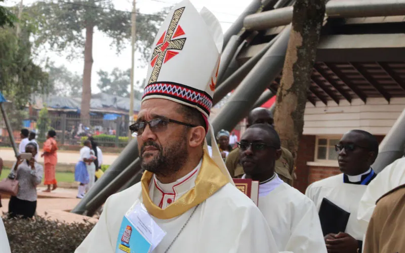 Mgr Sithembele Sipuka photographié lors du jubilé d'or du SCEAM à Kampala, en Ouganda, en 2019. ACI Afrique