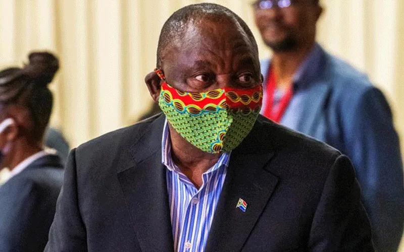 Le président sud-africain Cyril Ramaphosa. Domaine public