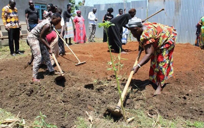 Quelques agriculteurs catholiques au Sud-Soudan. ACI Afrique