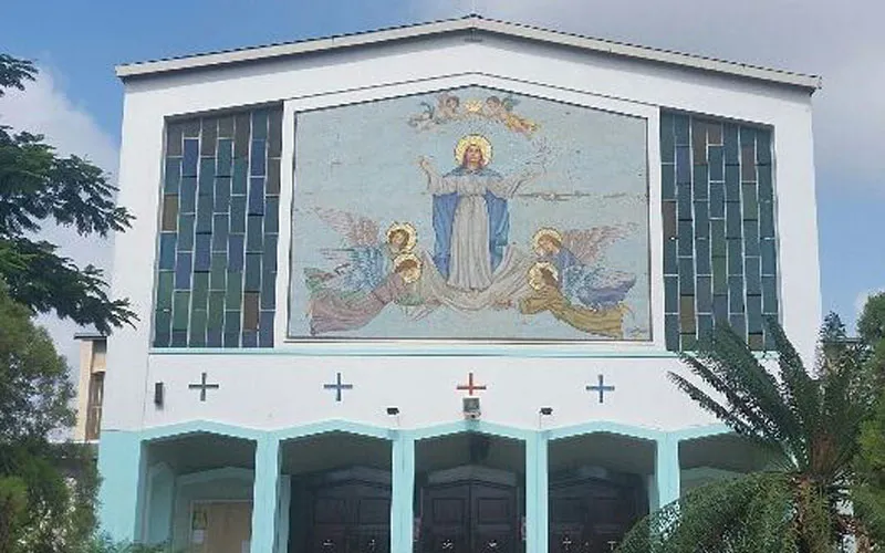 La cathédrale Notre-Dame de l'Assomption au Swaziland. Domaine public