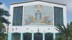 La cathédrale Notre-Dame de l'Assomption au Swaziland. / Domaine public