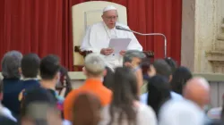 L'audience générale du Pape François dans la cour San Damaso du Palais Apostolique, le 16 juin 2021 / Vatican Media. / 