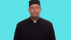 Mgr. Teshome Fikre Woldetensae, nommé évêque coadjuteur de l'éparchie d'Emdeber en Éthiopie le 16 décembre 2023. Crédit : CBCE / 